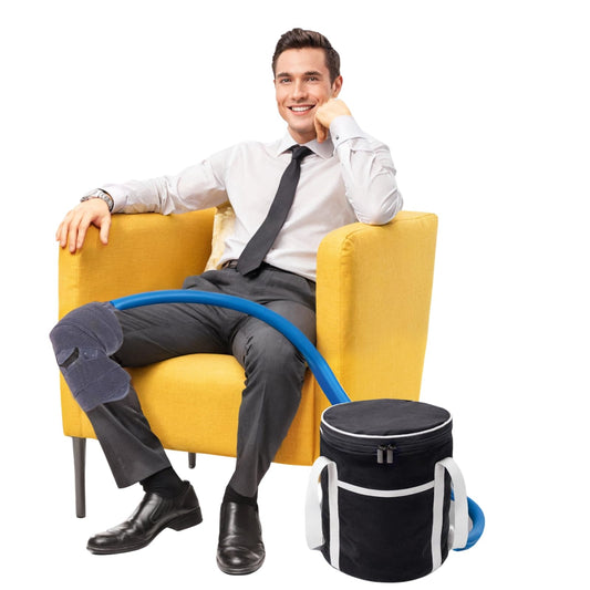 Mathgetin knee treatment pad provides targeted cooling for knee recovery.