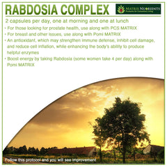 Matrix Nutrients Rabdosia Complex rutin ingredient image suggesting immune-friendly benefits.