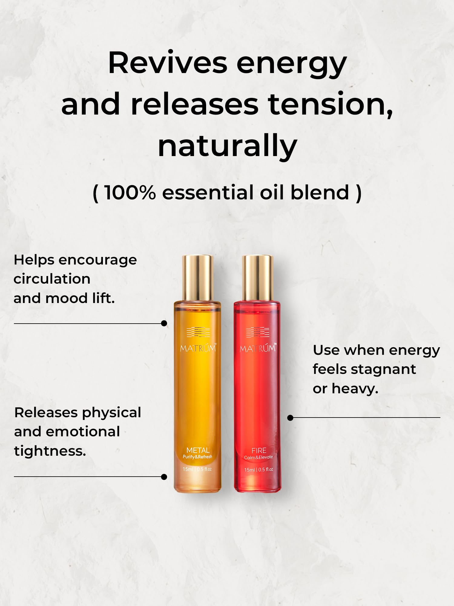 MATRÚM Deep Focus roll-on packaging as portable study companion