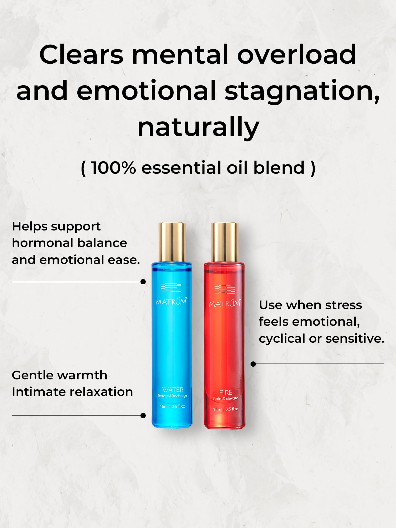 MATRÚM Fire blend warmth with citrus and spice.