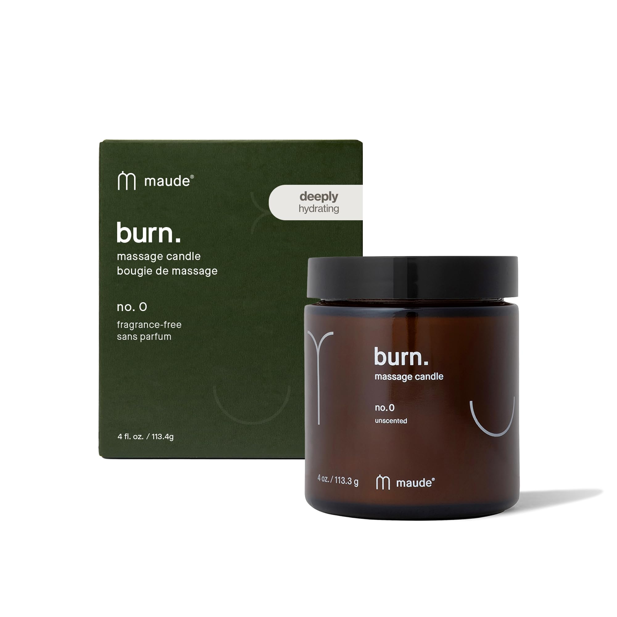 Maude Burn No. 0 4oz tin showcases fragrance-free, skin-softening formula.