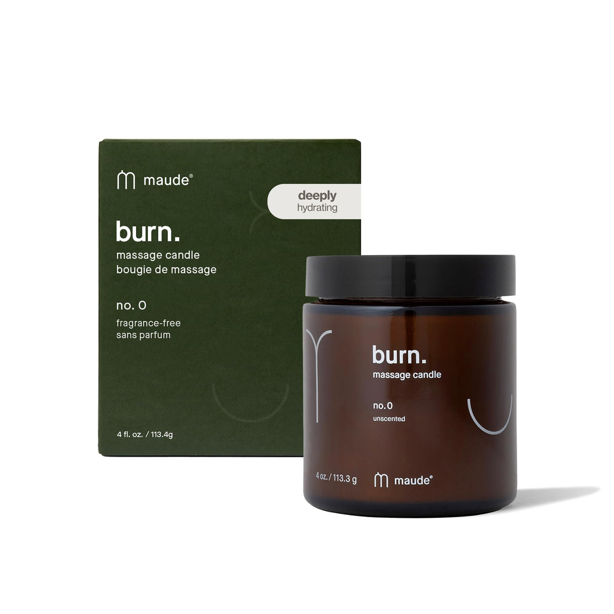 Maude Burn No. 0 4oz tin showcases fragrance-free, skin-softening formula.