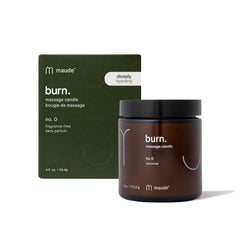 Maude Burn No. 0 4oz tin showcases fragrance-free, skin-softening formula.