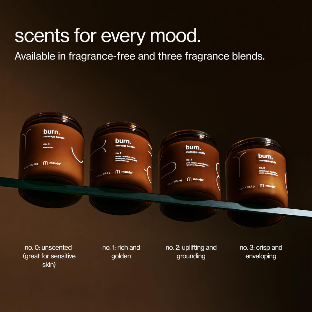 MAUDE Burn No. 3 relaxing self-care gift idea.