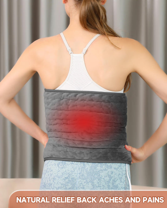 MAVOKIS heating pad with auto-off ensures safe use and energy savings.