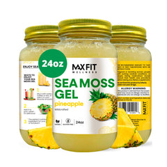 MAX FIT Sea Moss Gel 24 oz jar ideal for daily mixing and versatile use