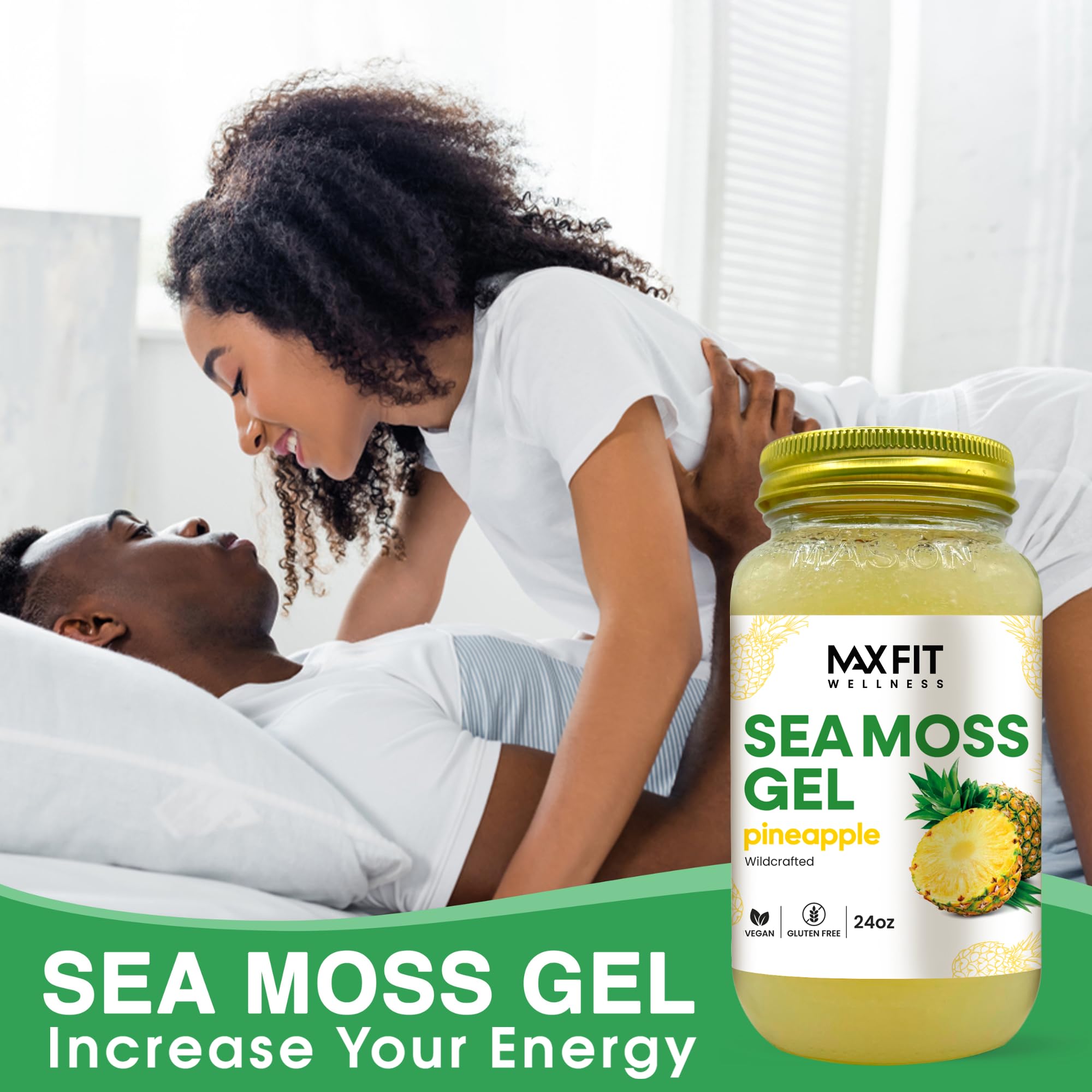 MAX FIT Sea Moss Gel delivers 92 minerals for balanced nutrition