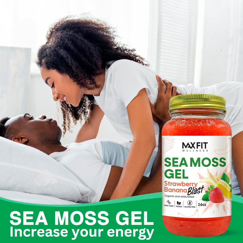MAX FIT Sea Moss Gel stored in fridge stays fresh up to 30 days
