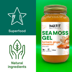 MAX FIT label highlights zero artificial additives and vegan status.