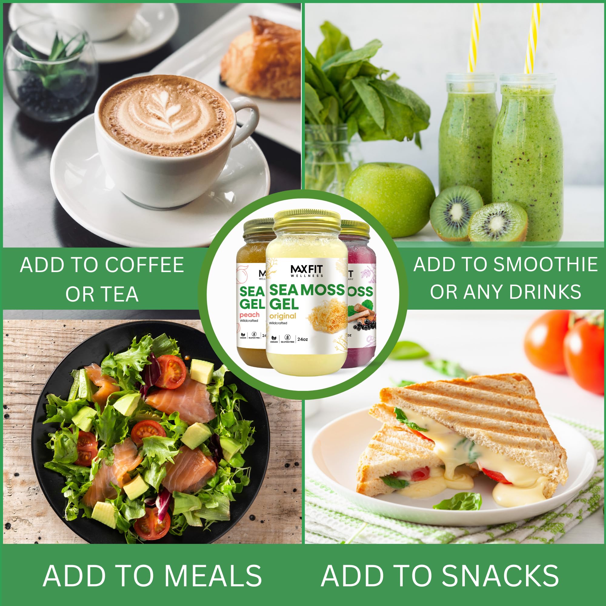 Store MAX FIT Sea Moss Gel in the fridge to keep freshness.