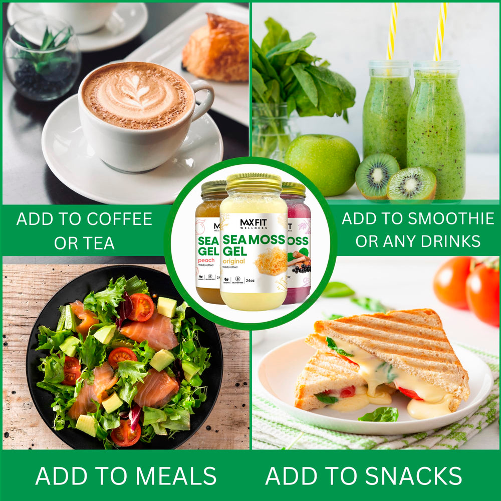 Store MAX FIT Sea Moss Gel in the fridge to keep freshness.