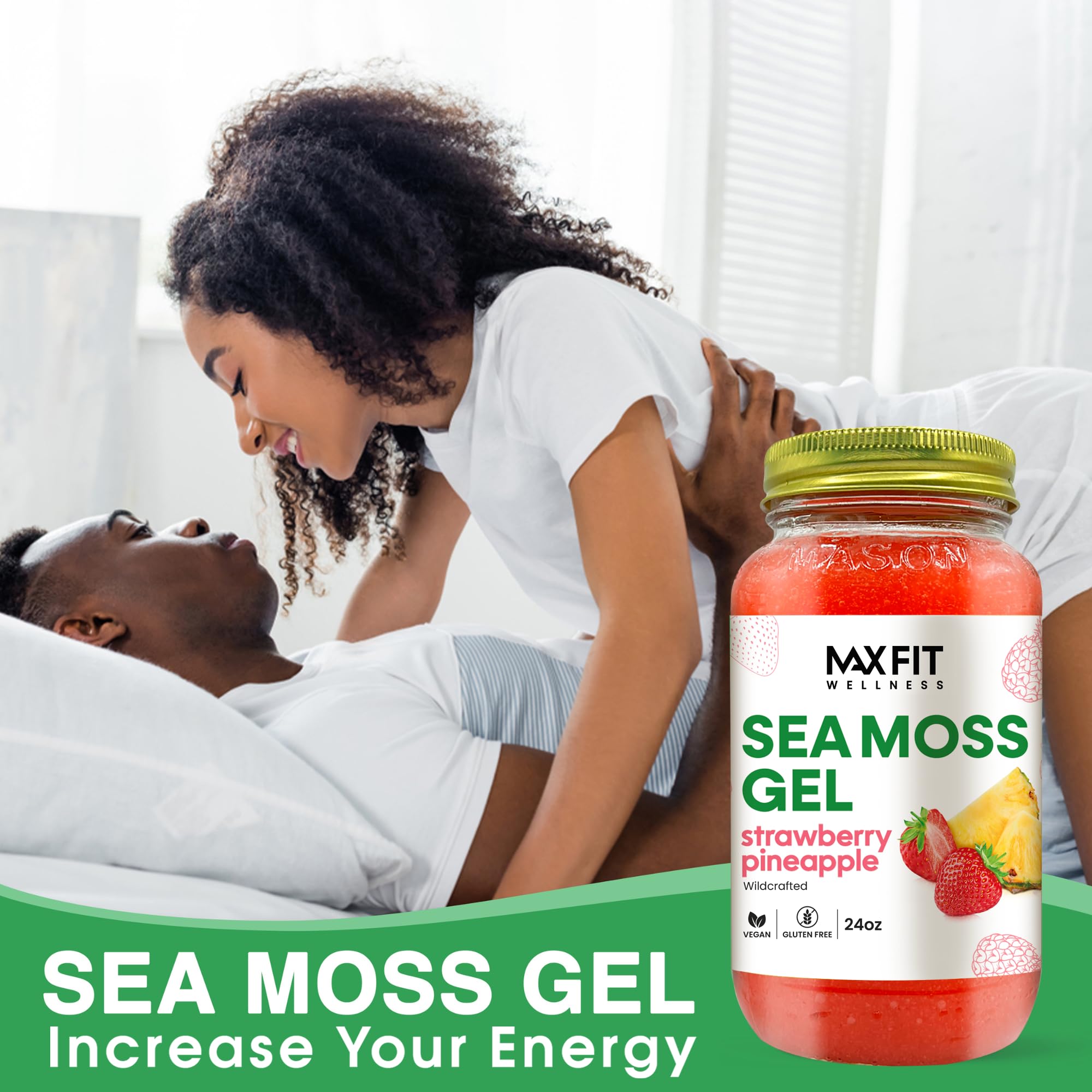 MAX FIT Wildcrafted sea moss near Saint Lucia coast