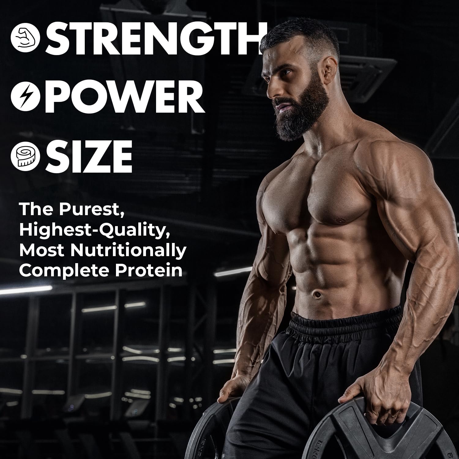 Max Muscle Maxpro Elite nutrition facts label highlights protein per serving for planning.
