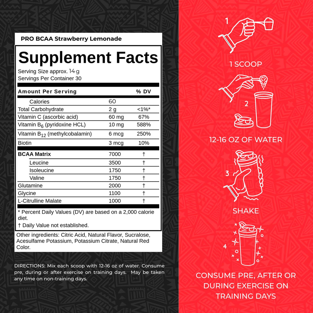 Max Muscle Pro BCAA powder being mixed in water for endurance.