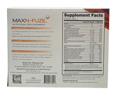 Max N-Fuze packaging closeup shows labeling for trust and clarity.