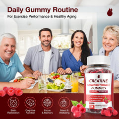 MaxHemp Creatine Gummies soft chews illustrating easy digestion.