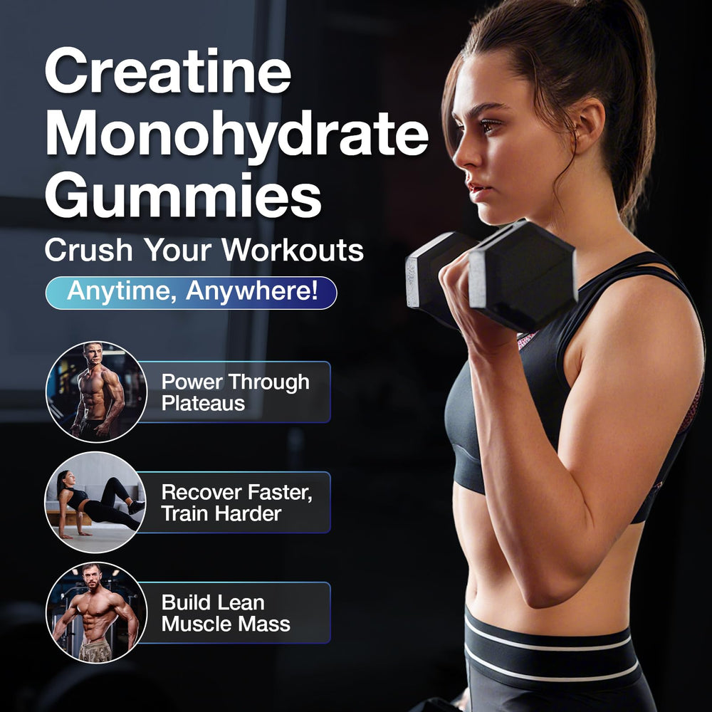 MaxHemp Creatine Gummies four-gummies serving highlights convenient daily dose.