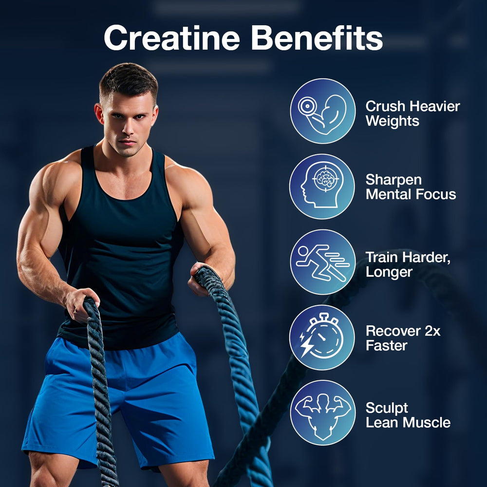 MaxHemp Creatine Gummies ingredients label emphasizes vegan non-GMO gluten-free formula.