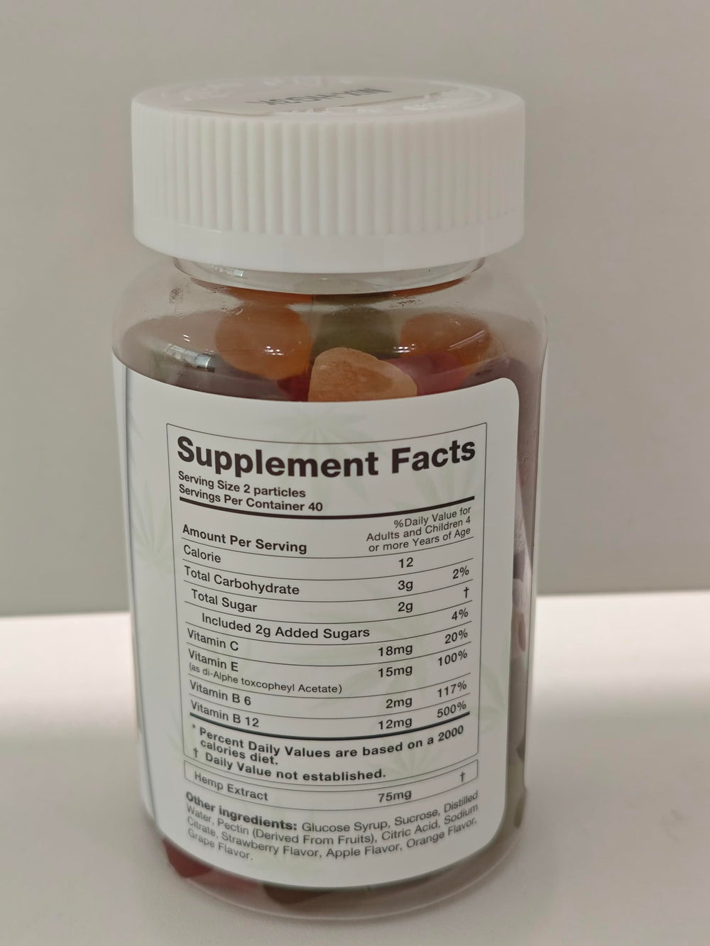 MaxHemp gelatin-free gummies highlighting clean, plant-based ingredients
