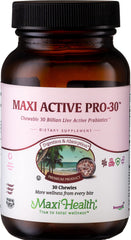 Maxi Active Pro-30 bubblegum tablet for kids supports daily digestion.
