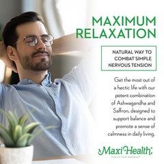 Maxi Health energy and resilience support from ashwagandha capsules
