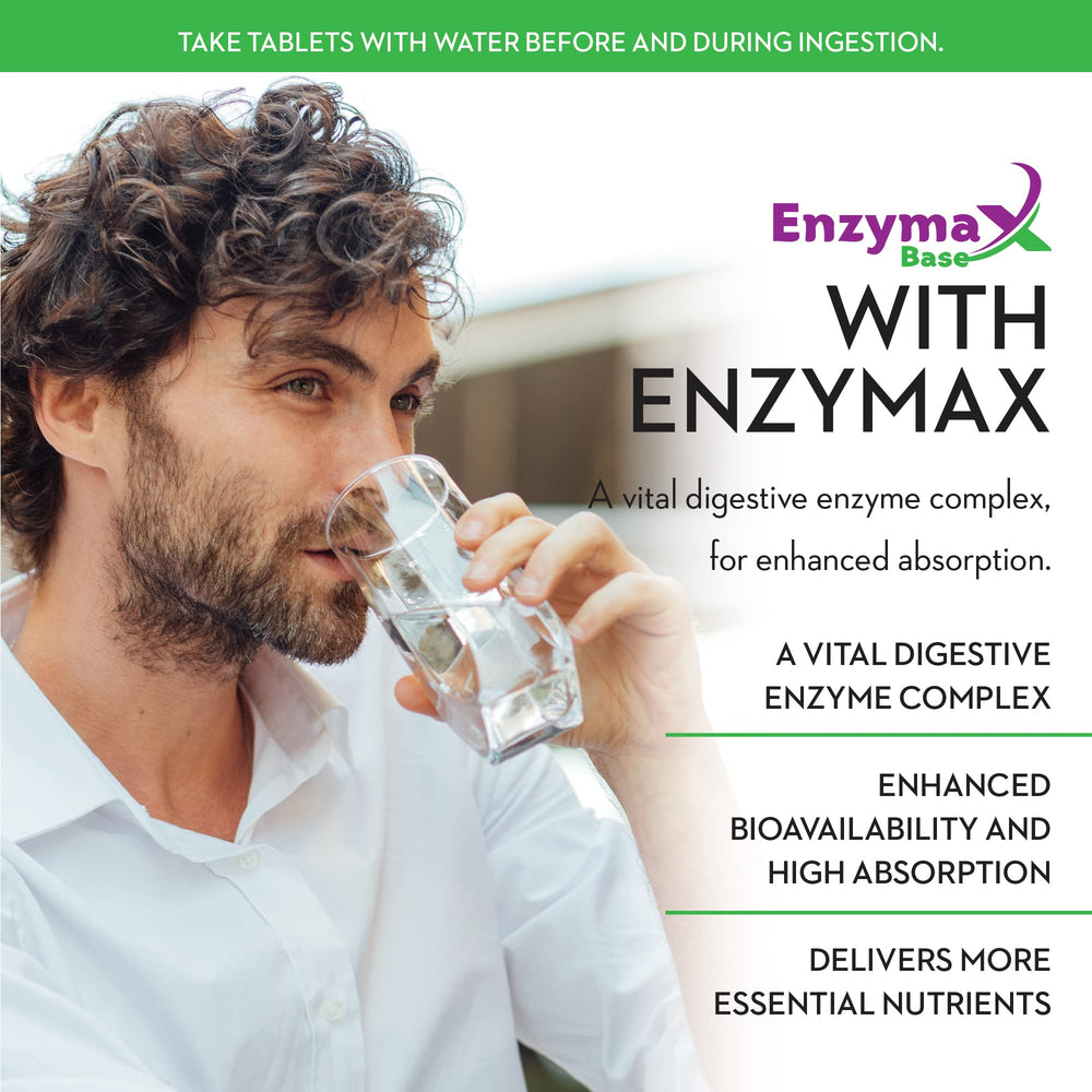 Maxi Health B12 lozenges next to water for on-the-go supplementation