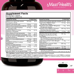 Maxi Health prenatal DHA illustration emphasizing brain growth support