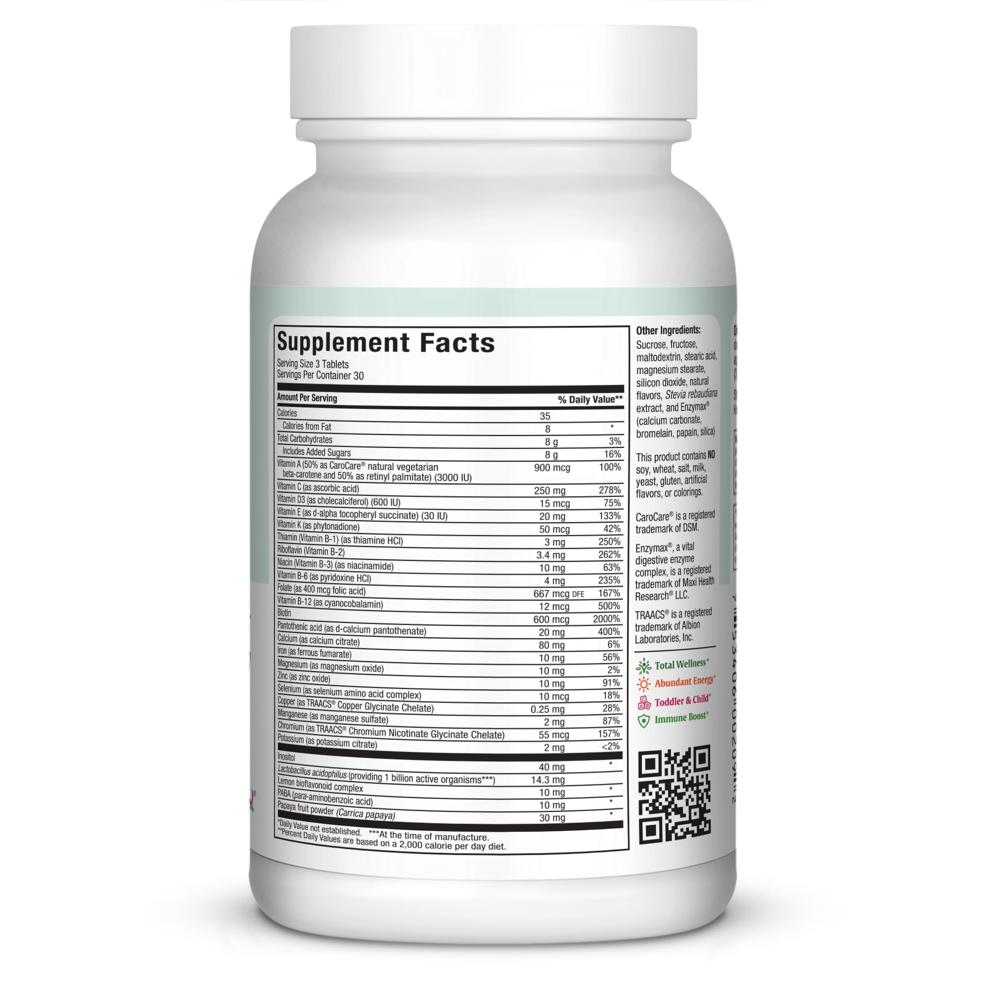 Maxi Health cherry probiotic focus suggests gut-friendly benefits