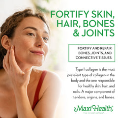 Maxi Health collagen powder dissolves in water without clumps