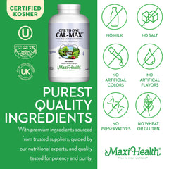 Maxi Health dairy-free calcium delivery without dairy ingredients.