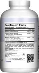 Maxi Health Enzymax digestive enzyme complex label close-up for absorption.