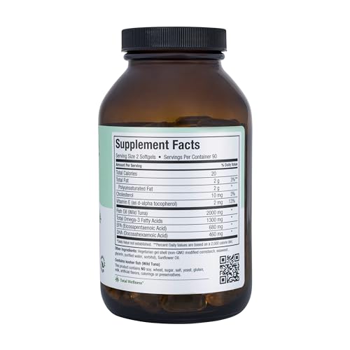 Maxi Health EPA DHA per serving softgel emphasizes EPA and DHA delivery.