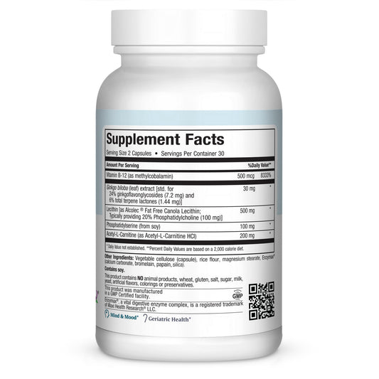 Close-up of FocusMax Two capsules highlighting vegan daily brain support