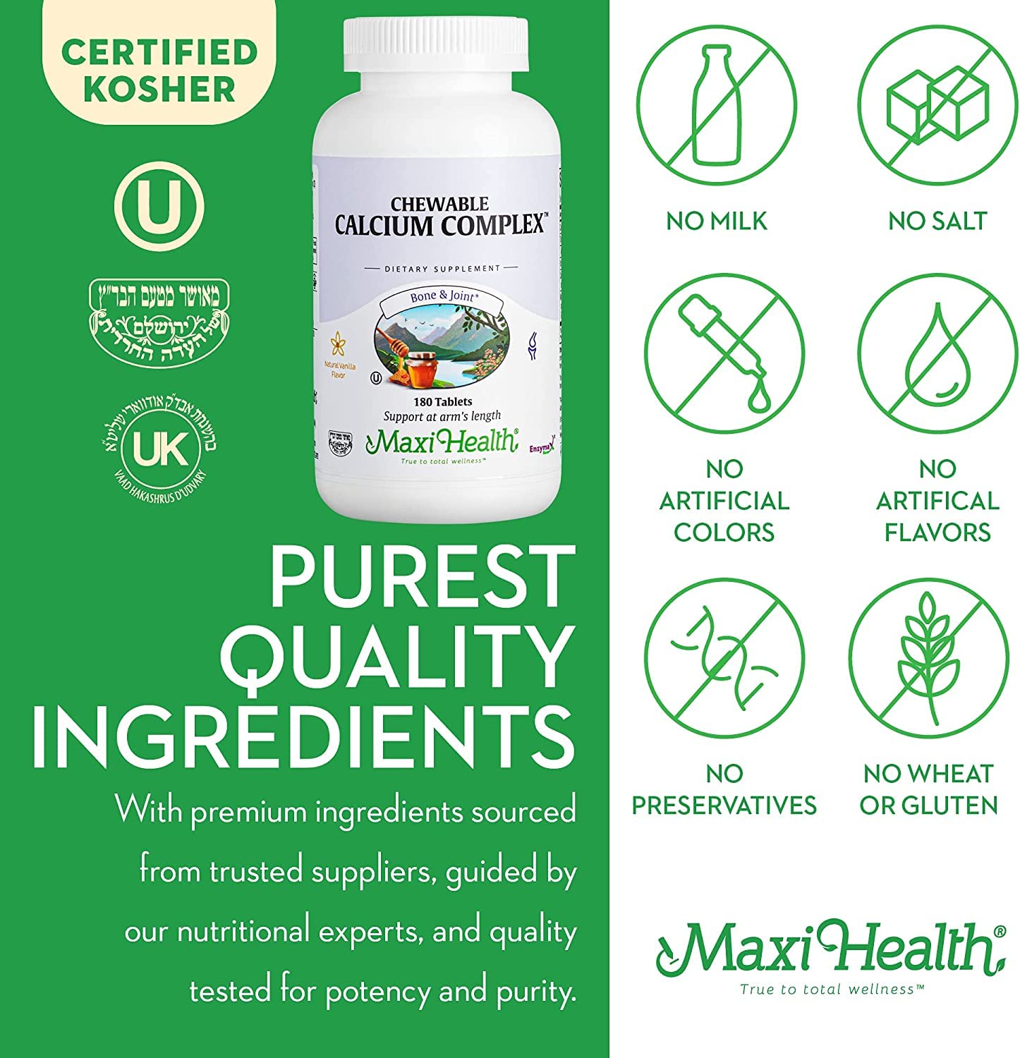 Maxi Health gluten-free dairy-free soy-free formula.