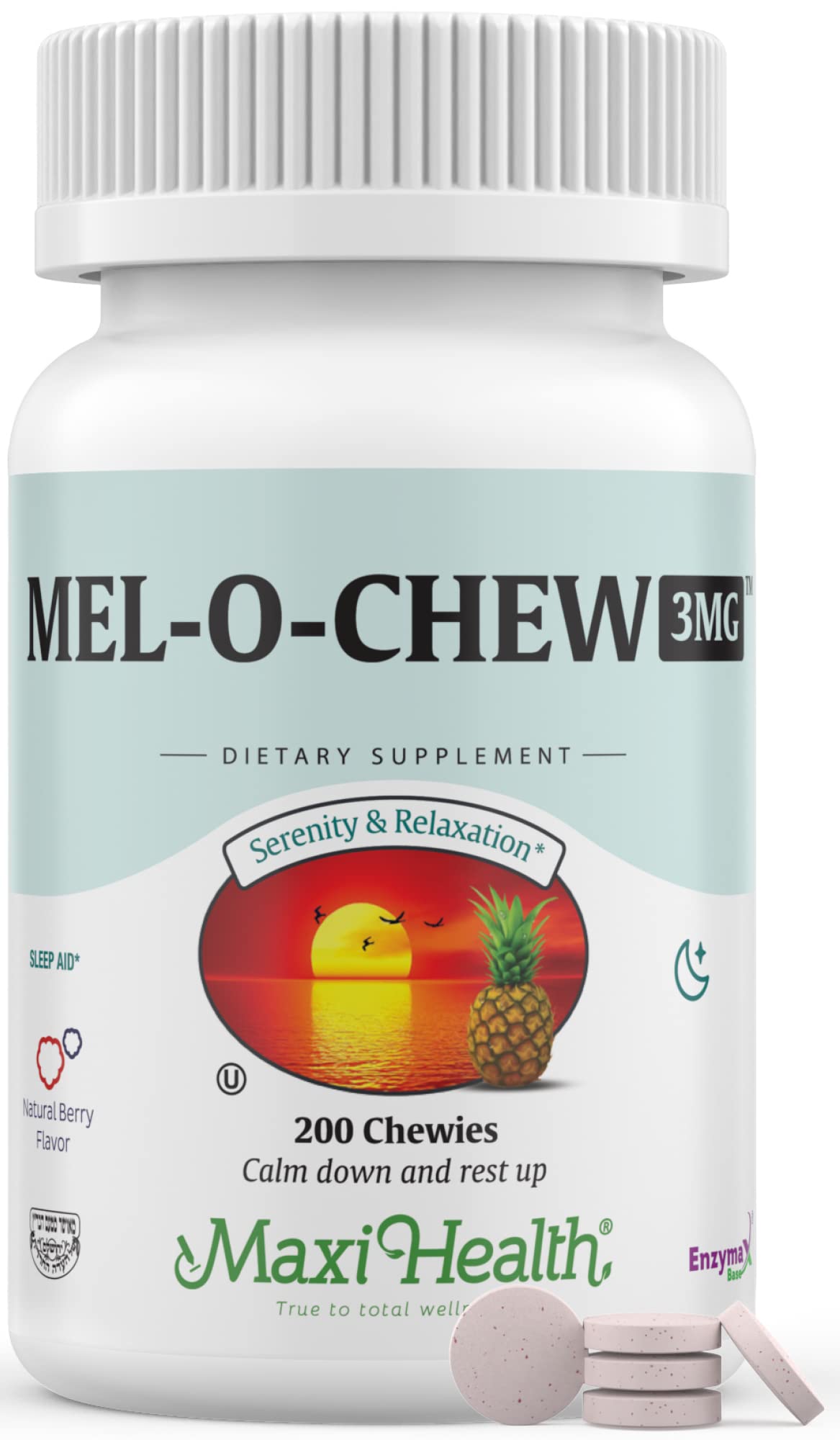 Maxi Health Mel-O-Chew sleep support fits into nightly rituals