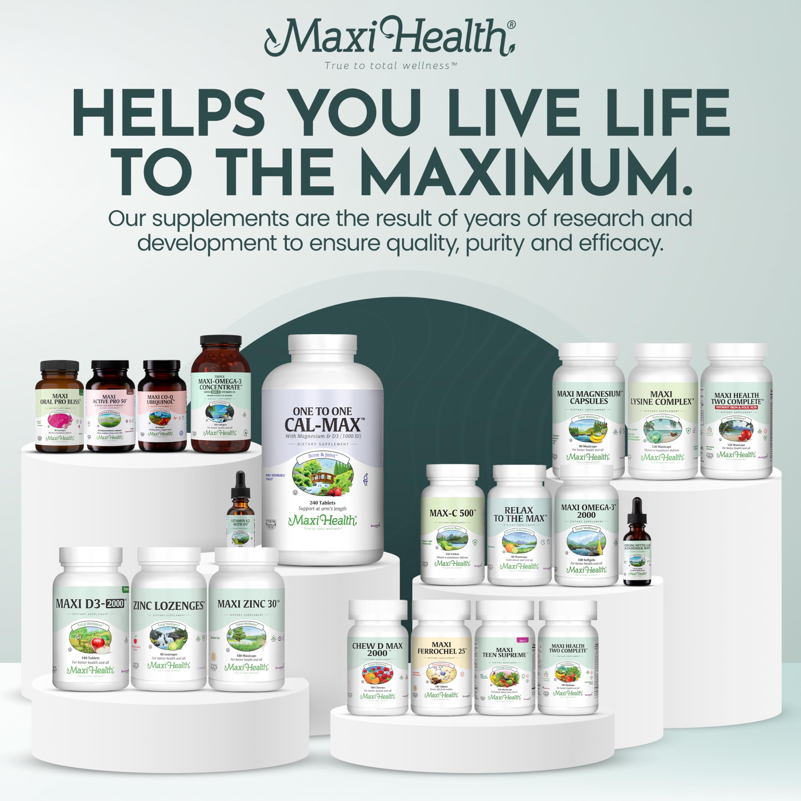 Soft chew texture highlights the pleasant nighttime treat from Maxi Health.