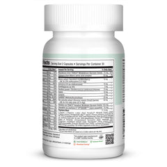 Maxi Health Mens Multivitamin 50+ capsules close-up highlights high-absorption B12 and B6.