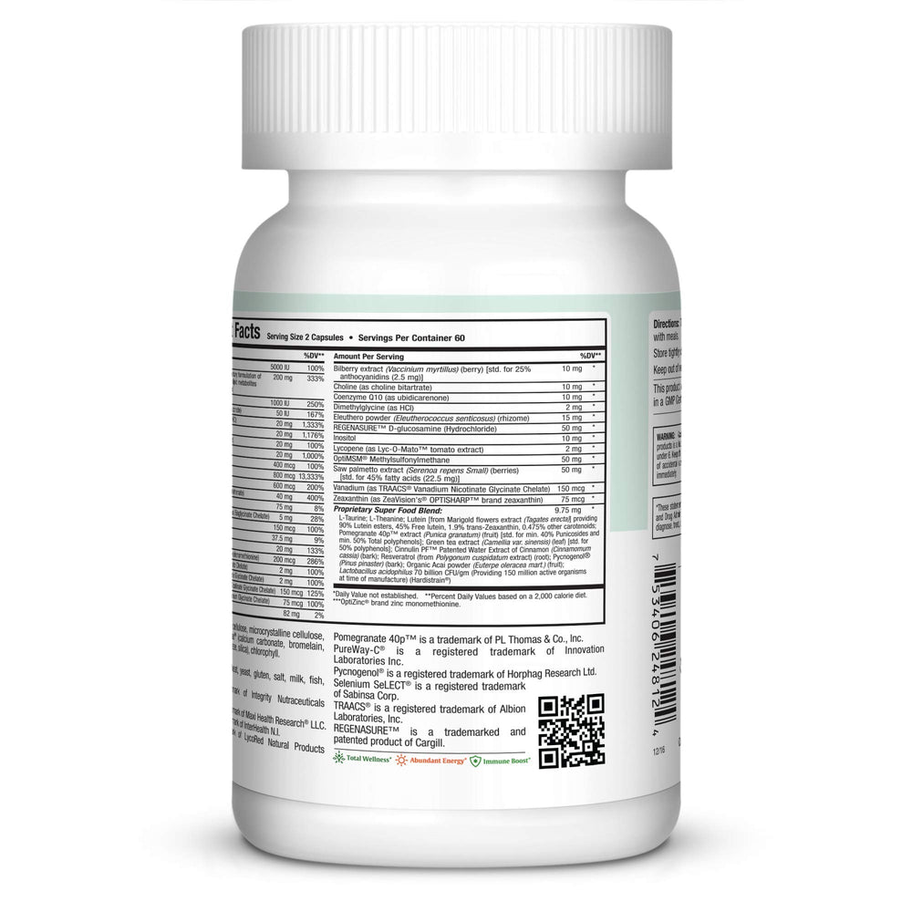 Daily-use tablet pack shown for easy routine for men over 50.
