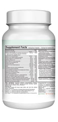 Maxi Health Mens Multivitamin 50+ ingredient blend showcases plant-based antioxidants for daily wellness.