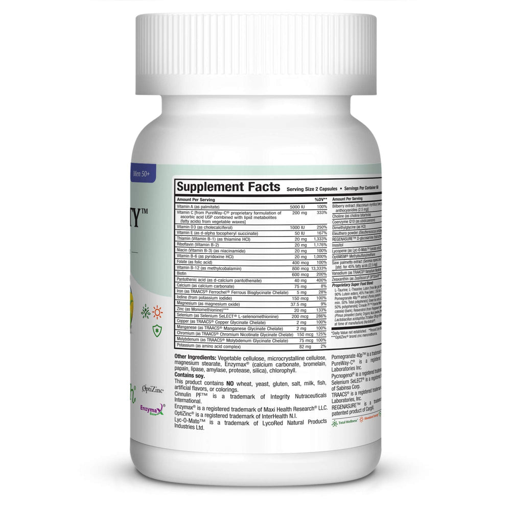 Close-up ingredients label highlighting high-absorption B12, B6, zinc and magnesium.