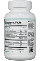 Maxi Health Methyl-B Supreme capsules closeup shows methylated vitamins and absorption.