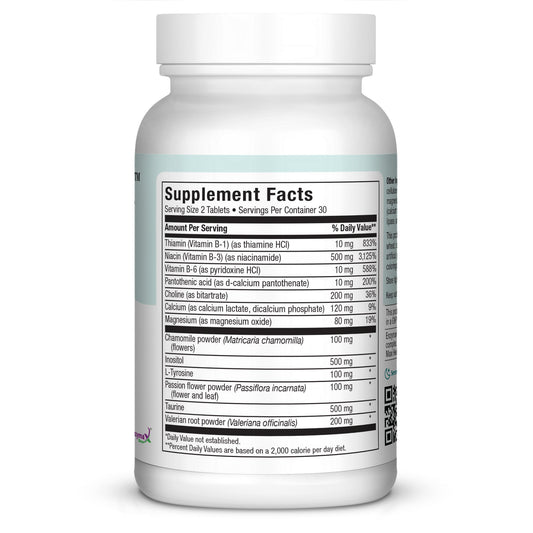 Close-up of Maxi Health mood-support capsules in a pack.