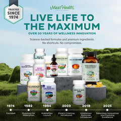 Maxi Health Multivitamin bottle on kitchen counter for daily use