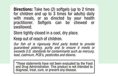 Maxi Health Omega Yums daily use for kids illustration.