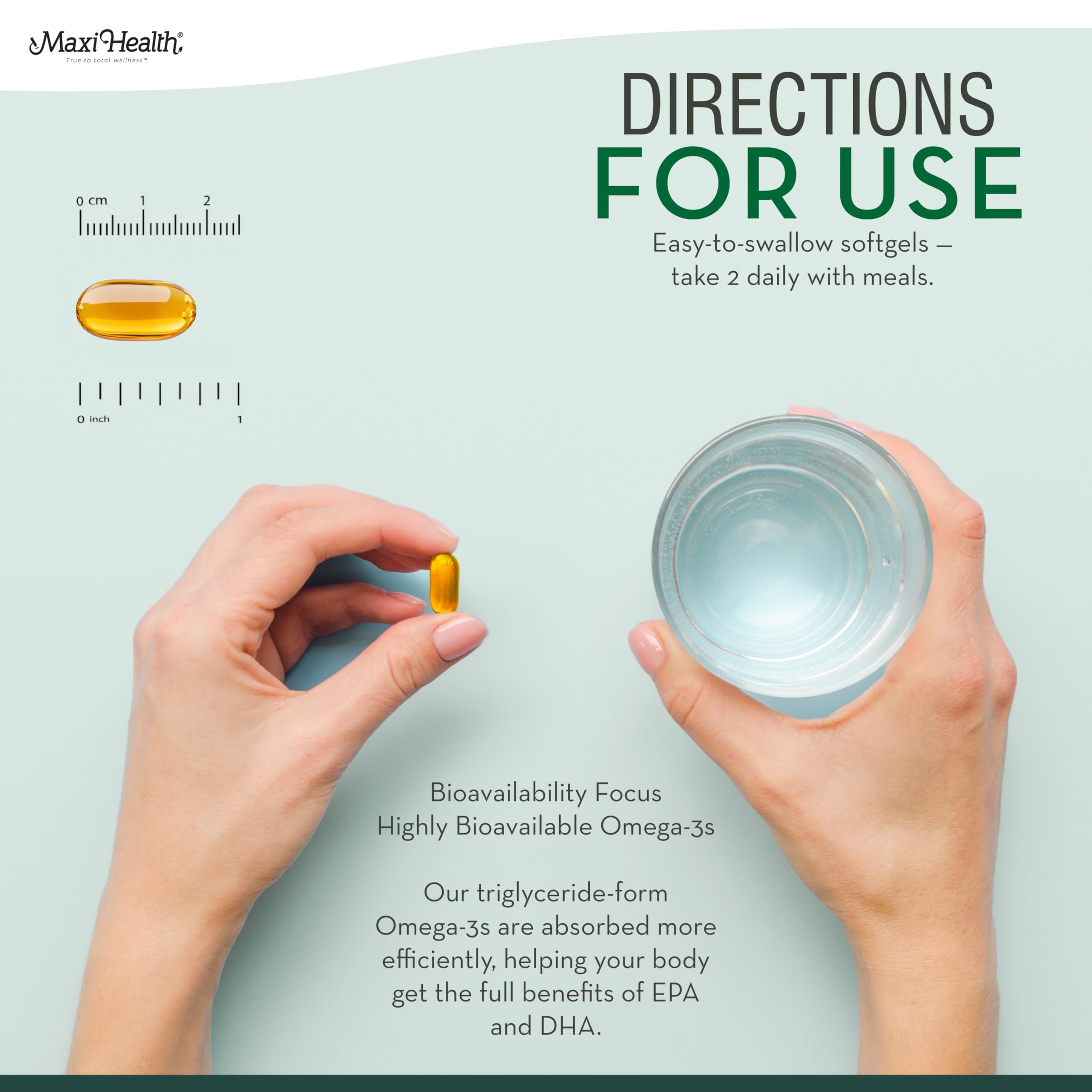 Third-party tested Maxi Health Omega 3 confirms potency and safety