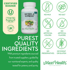Maxi Health Stress B Complex lifestyle scene suggests daily use.