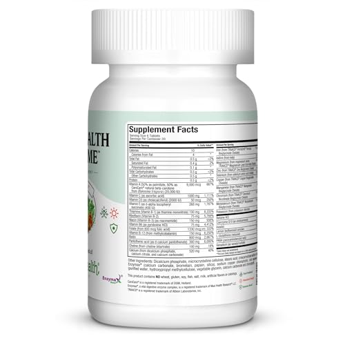 Close-up of Maxi Health Supreme tablets for a convenient daily dose