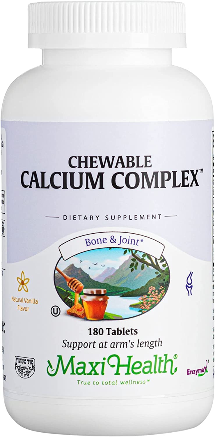 Maxi Health vitamin-d3 calcium-magnesium blend in chewables.