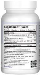 Maxi Health vitamin-k2 mk7 label with 150 mcg.