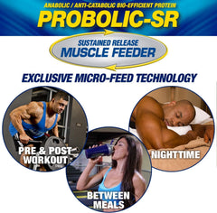 Ingredients focus on glutamine and BCAAs in Probolic-SR
